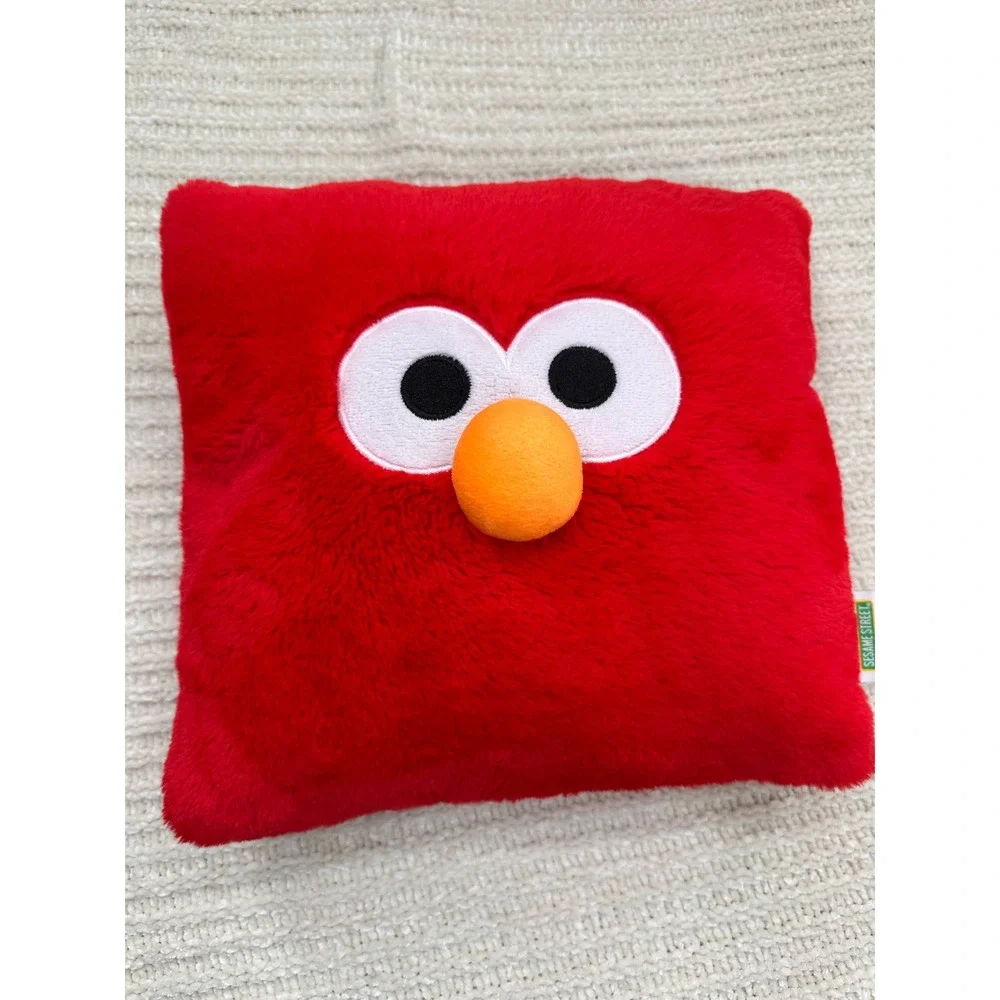 Sesame Street Elmo Plush Pillow Character Red 13